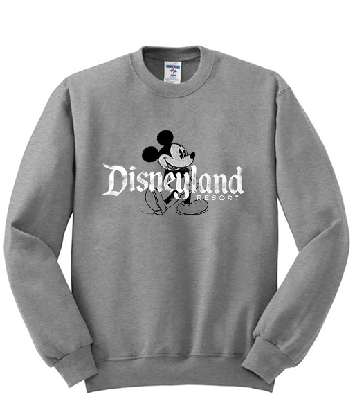 Disney DLR Disneyland Gray Grey Hoodie Spirit Jersey Large Lrg NEW IN HAND BNWT