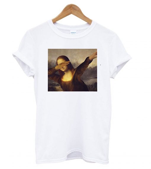 t shirt mona lisa dab